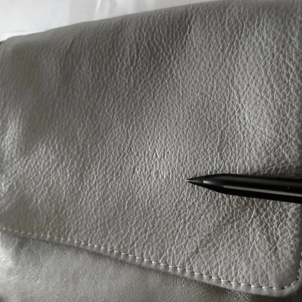 Elegant Vera Pelle Gray Crossbody Bag Italian Leather.